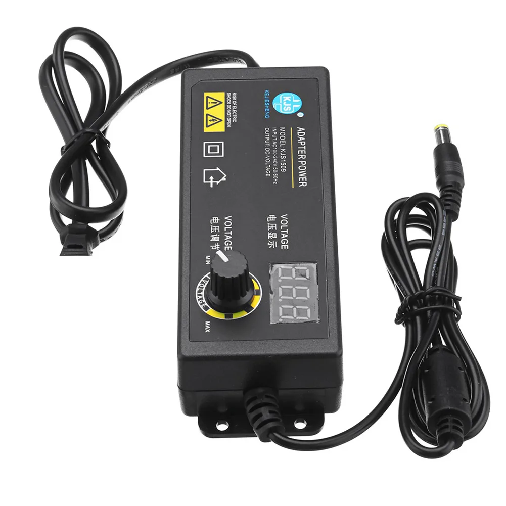 Adaptador de fonte de alimentação de tensão ajustável 3-36v 60w adaptador de comutação de energia led display digital carregador universal para jogador de jogo Adaptador de fonte de alimentação de tensão ajustável 3-36v 60w adaptador de comutação de energia led display digital carregador universal para jogador de jogo