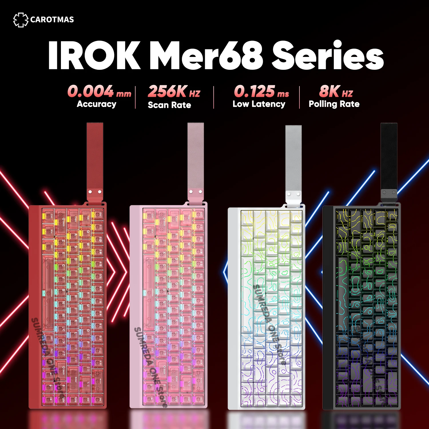 Irobok carotmas mercury68 max mars68 pro mercúrio 68 teclado mecânico magnético para jogos gatilho rápido 0.001 8k teclado gamer com fio