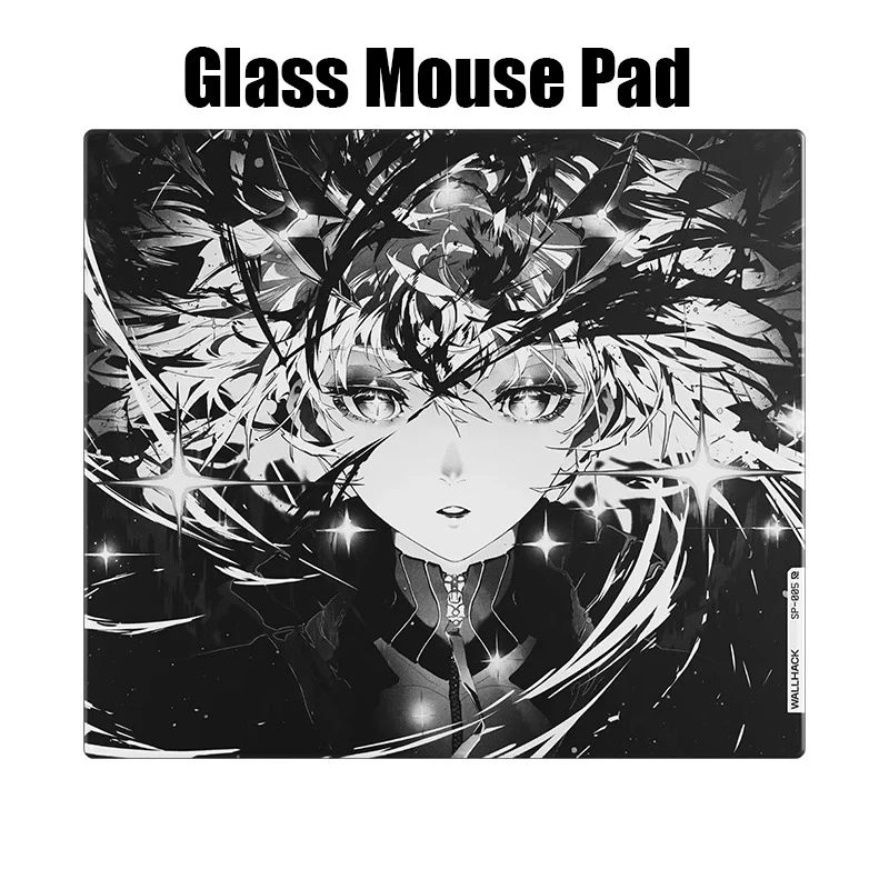 Mouse Pad de Vidro Wallhack Sp-005 Awake Sora 450x400MM Tamanho Grande para Jogos E-sports Personalizado