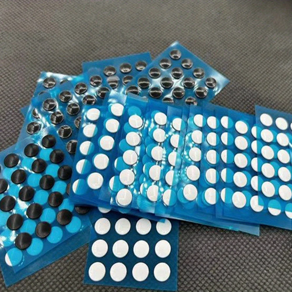 40 Peças de Patins de Mouse Universais de 6,5mm de Diâmetro e 0,8mm de Espessura, Pontos Pequenos, para Logitech, Adesivos de Borracha para Pés de Mouse