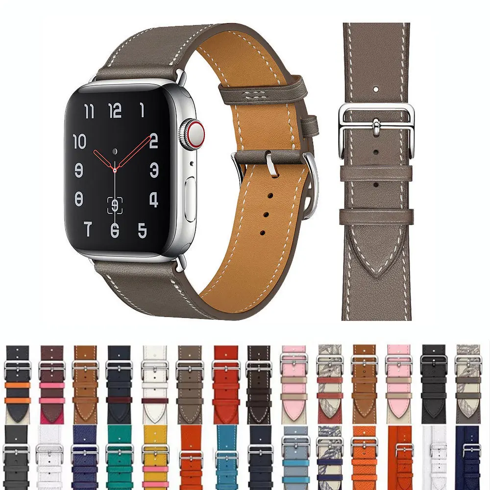 Pulseiras de relógio de couro para apple watch band 46mm 44mm 49mm 45mm 42mm 40mm 38/41mm pulseira iwatch série 10-ultra 9-8-7-6-5-4-3-SE Pulseiras de relógio de couro para apple watch band 46mm 44mm 49mm 45mm 42mm 40mm 38/41mm pulseira iwatch série 10-ultra 9-8-7-6-5-4-3-SE