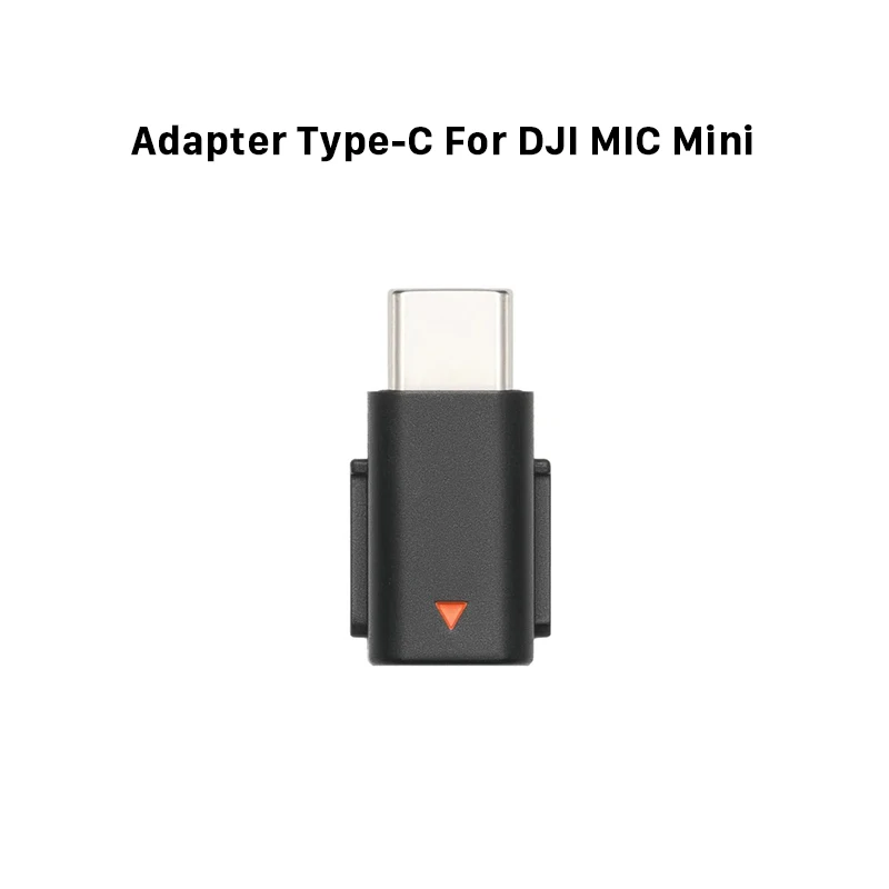 Novo Adaptador Tipo-C para Microfone Sem Fio DJI Mic Mini, Receptor para Telefone, PC, Tablet, Acessórios USB