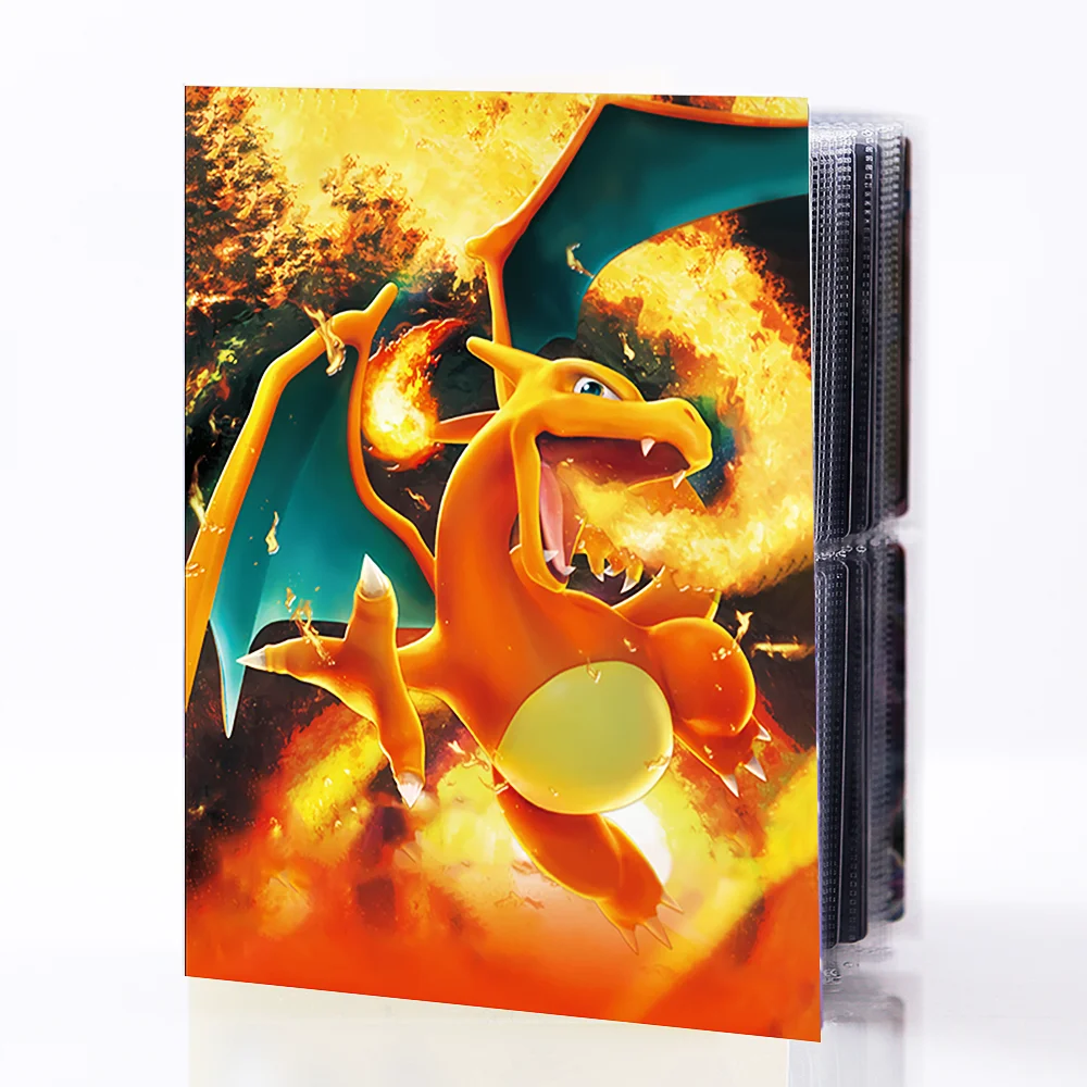 240 Peças Álbum de Coleção para Cartas Charizard e Mewtwo, com Protetores de Cartas, Livro de Armazenamento e Exibição 240 Peças Álbum de Coleção para Cartas Charizard e Mewtwo, com Protetores de Cartas, Livro de Armazenamento e Exibição