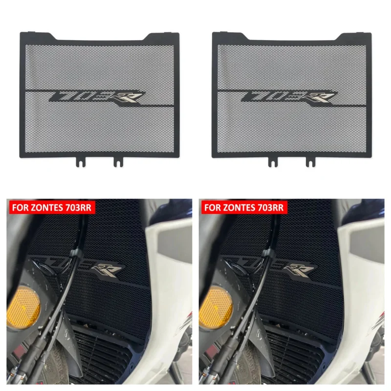 Novo para Zontes 703RR 703 RR: Grade de Proteção para Radiador e Resfriador de Óleo da Motocicleta