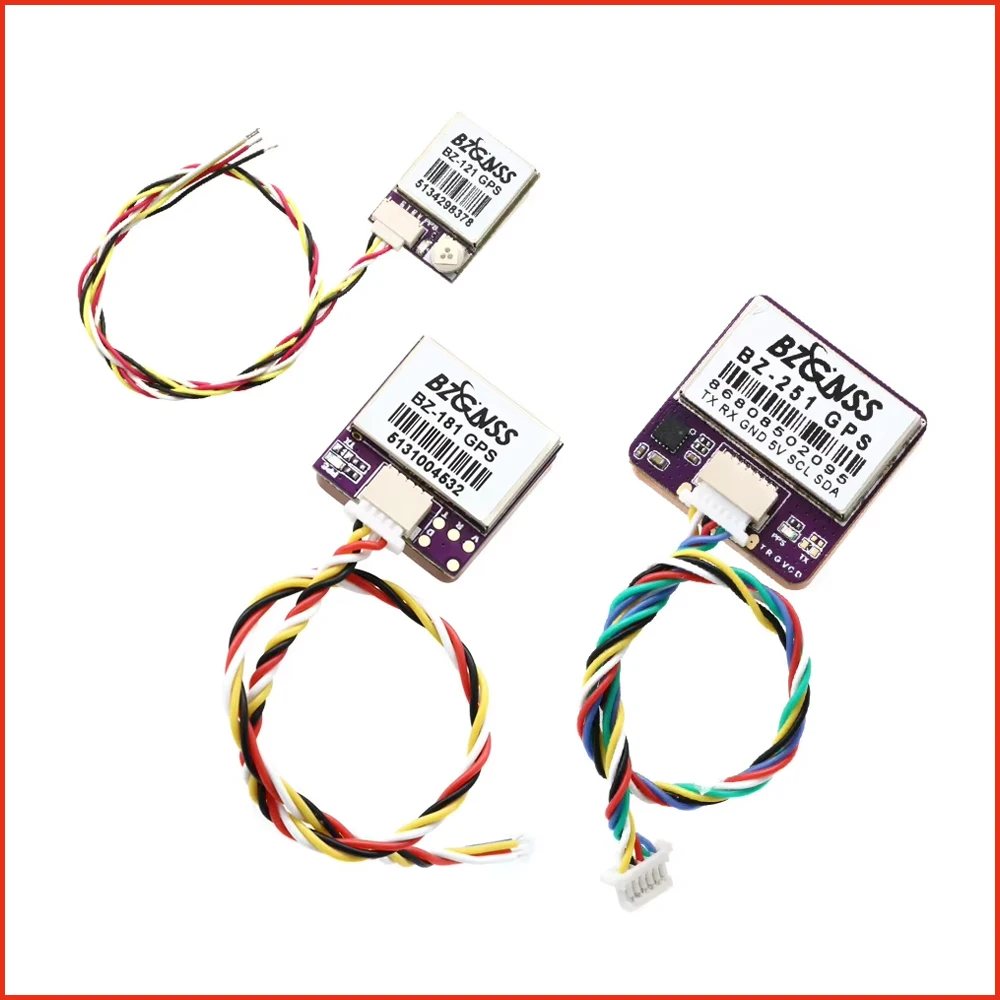 Bzgnss BZ-251 BZ-181 BZ-121 módulo gps protocolo duplo fpv retorno pairar f7 f4 controle de vôo asa fixa retorno resgate drone peças Bzgnss BZ-251 BZ-181 BZ-121 módulo gps protocolo duplo fpv retorno pairar f7 f4 controle de vôo asa fixa retorno resgate drone peças