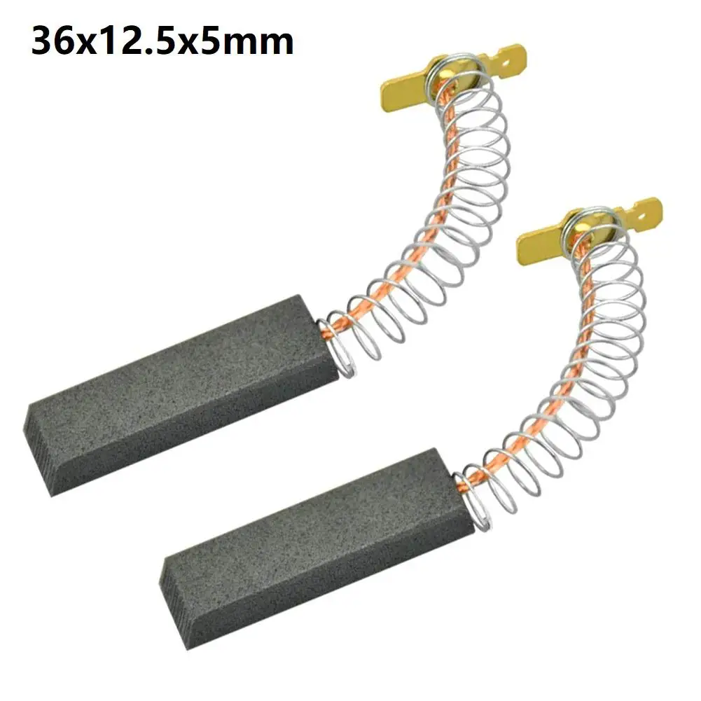 Escovas de carbono para motor de máquina de lavar, 2 peças, para NEFF, para máquina de lavar roupa SIEMENS, 36x12.5x5mm, escovas de carbono de reposição para motor