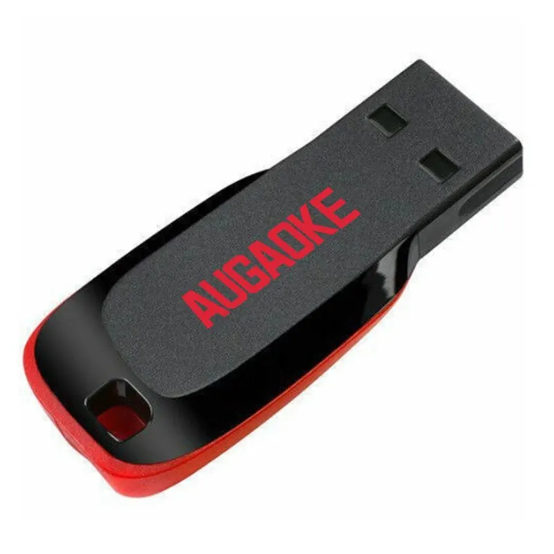 AUGAOKE-Unidade Flash USB de Alta Velocidade para PC, Pen Drive, USB 2.0, Tipo-C, 32GB, 64GB, 128GB