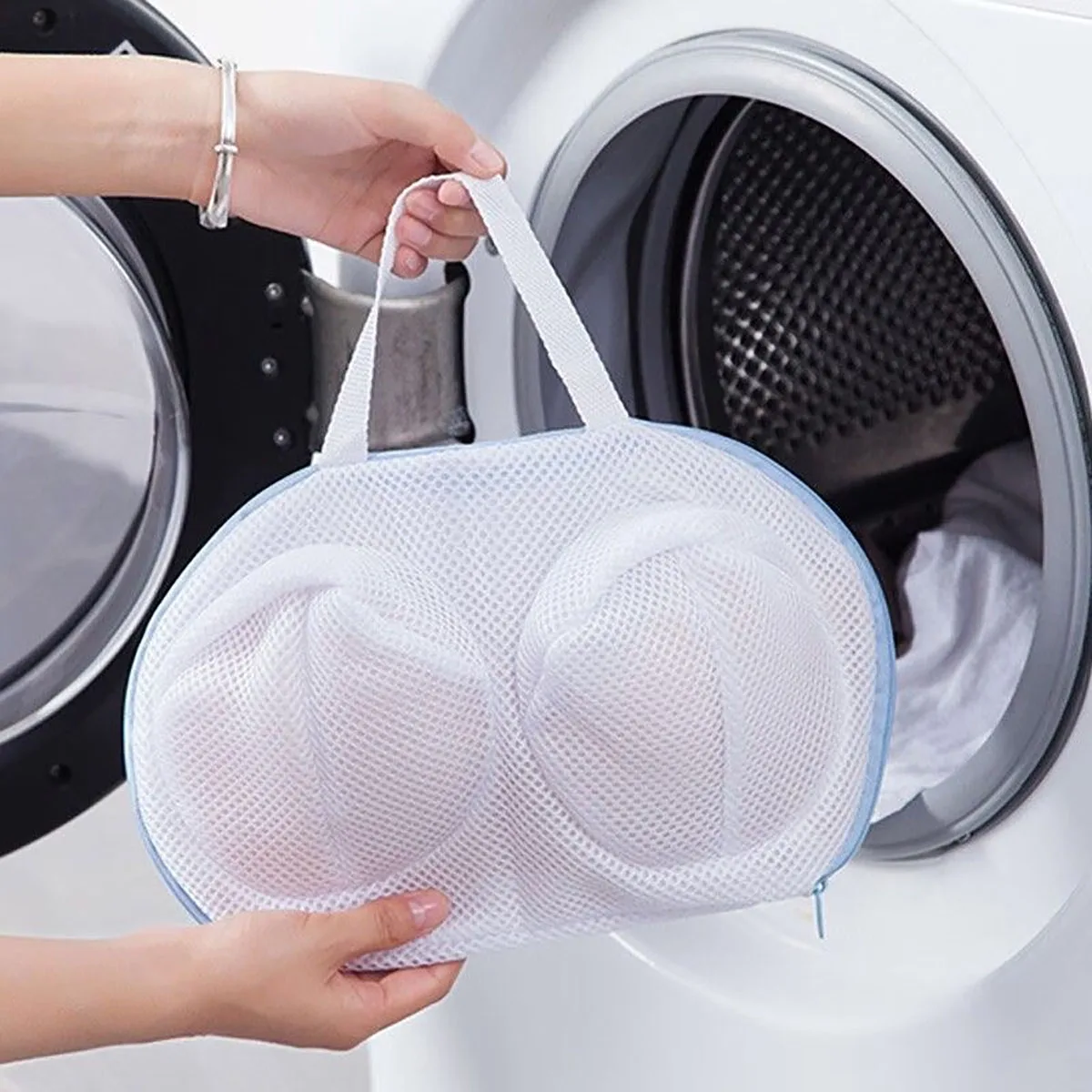 Sutiã saco de lavanderia roupa interior pacote de lavagem sutiã limpo bolsa anti deformação bolso de malha especial para máquina de lavar