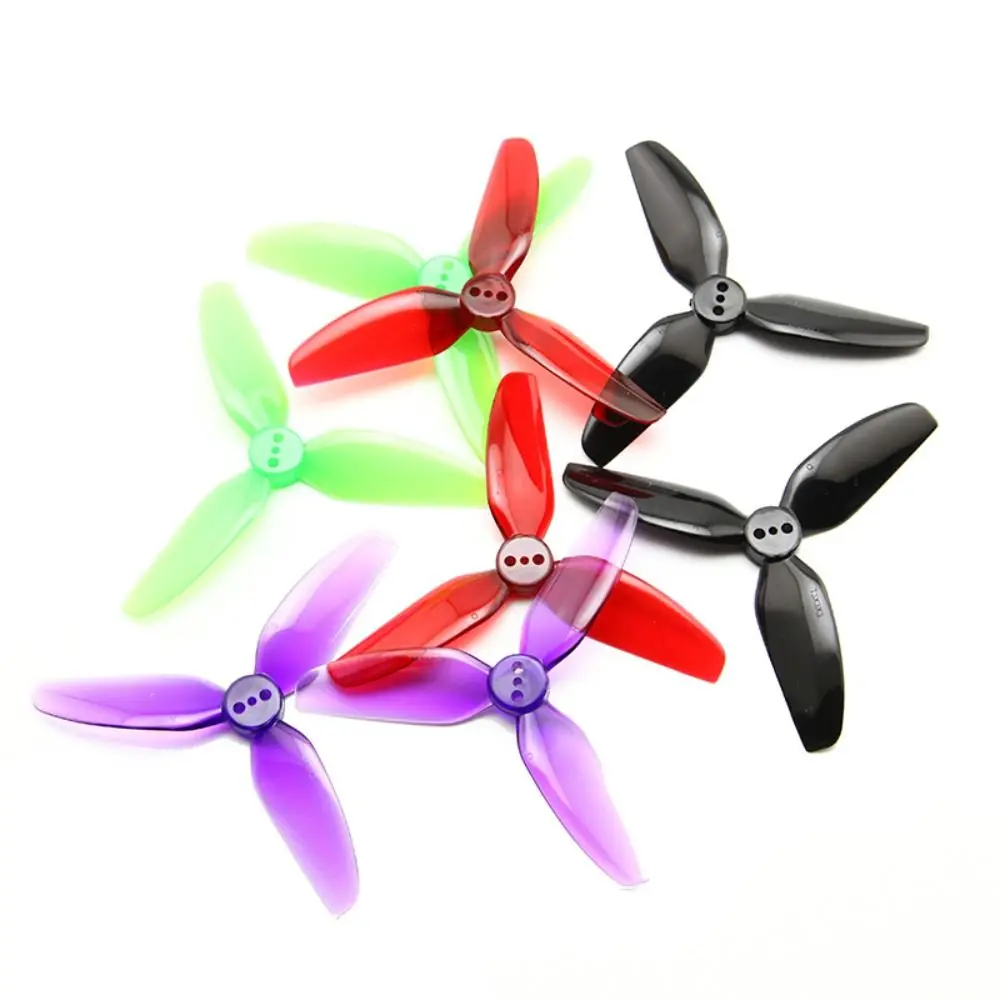 2 pares hqprop t3x3x3 hélice 3030 3 lâminas adereços de pc cw ccw para rc fpv freestyle 3 polegadas palito de dente cinewhoop canalizado drone cinelog