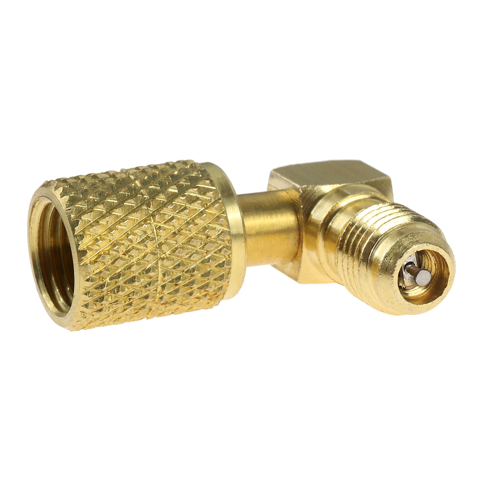 Adaptador de latão para ar condicionado refrigerante, mini sistema Split, R410 5/16 "SAE fêmea para 1/4" SAE macho, R410a, R32, 1pc