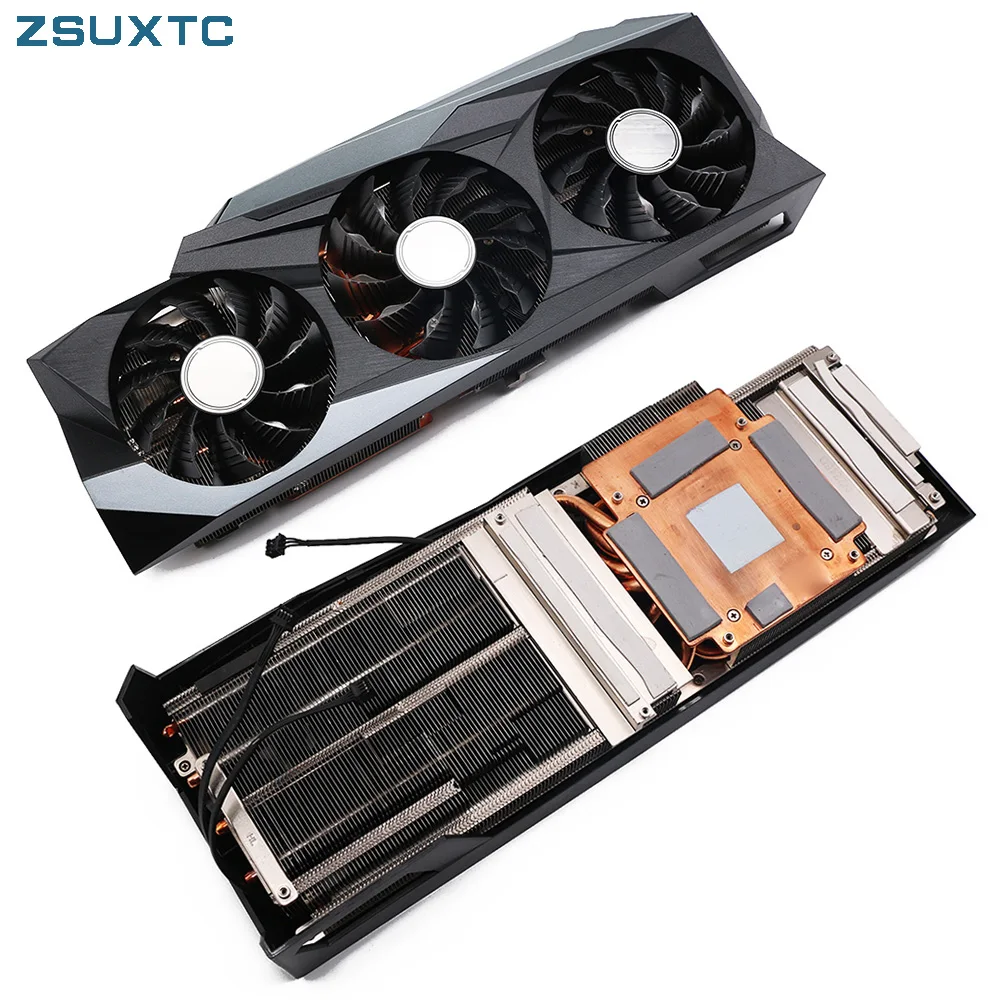 Dissipador de vídeo para GIGABYTE GeForce, Placas Gráficas Ventilador do Radiador, RTX3080, RTX 3080, RTX 3090, GAMING OC