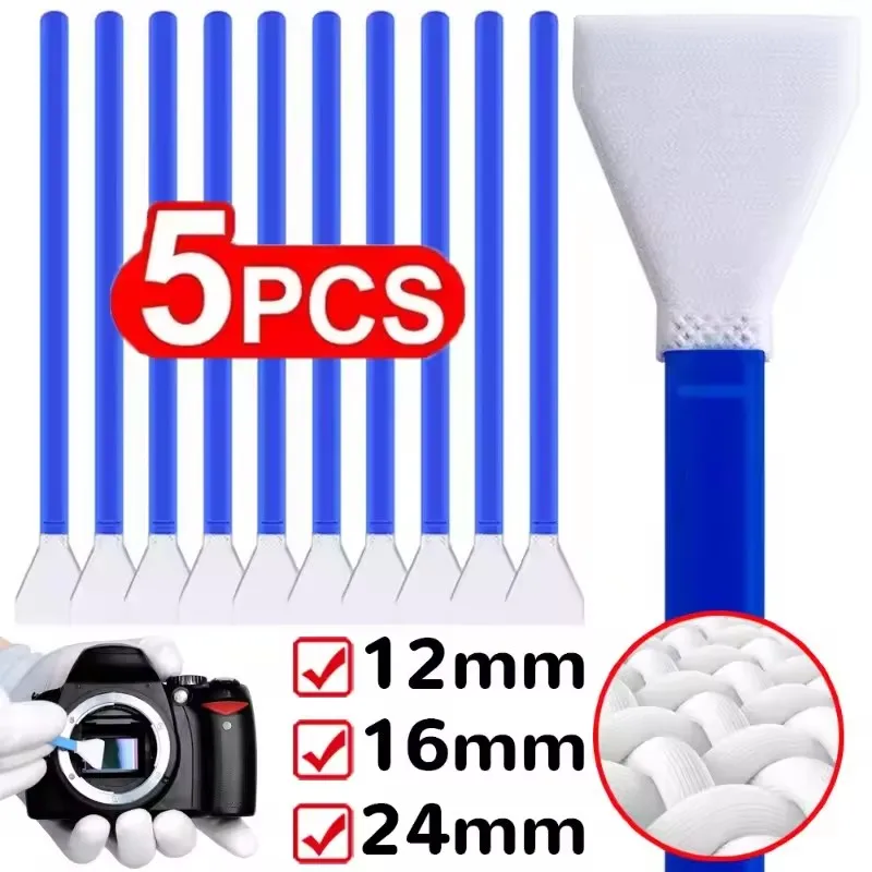Kit Universal de Limpeza de Sensor de Câmera para Sensores CCD ou CMOS de Câmeras Digitais, para Limpeza de Sensores Full-Frame, APS-C e M4/3