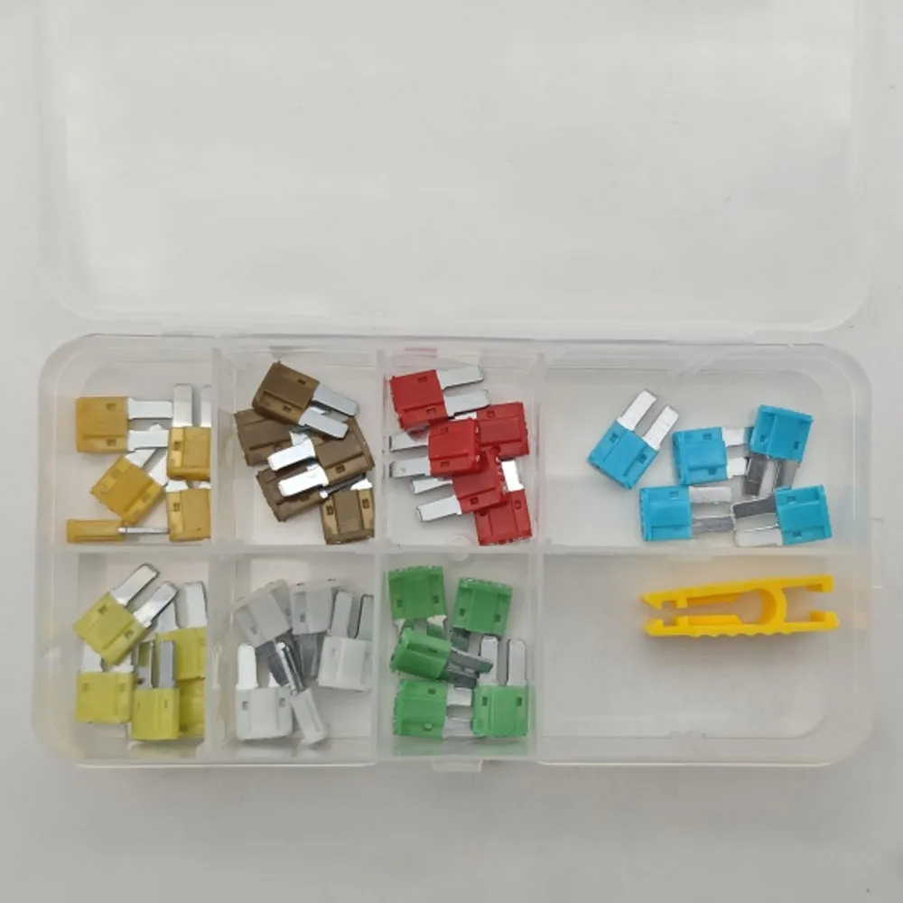 Kit de fusíveis Micro2 com 35 peças, fusíveis automotivos combinados atualizados (5-30A), com ferramenta extratora para substituição de fusíveis em carros, barcos, caminhões, SUVs e RVs. Kit de fusíveis Micro2 com 35 peças, fusíveis automotivos combinados atualizados (5-30A), com ferramenta extratora para substituição de fusíveis em carros, barcos, caminhões, SUVs e RVs.