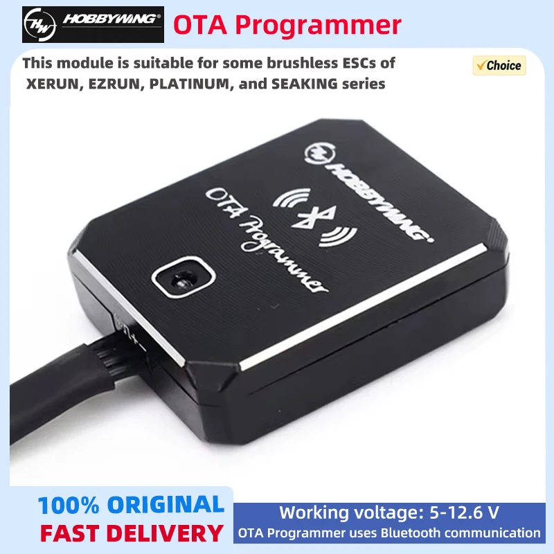 Hobbywing ota programador módulo bluetooth para xerun ezrun platina seaking esc sem escova para rc carro barco drone acessórios