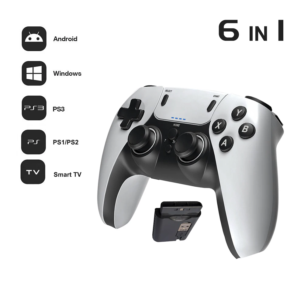 Controlador de jogos sem fio para ps1 ps2 ps3 pc android controlador sem fio jogo de vídeo console de jogo portátil entretenimento gamepad Controlador de jogos sem fio para ps1 ps2 ps3 pc android controlador sem fio jogo de vídeo console de jogo portátil entretenimento gamepad