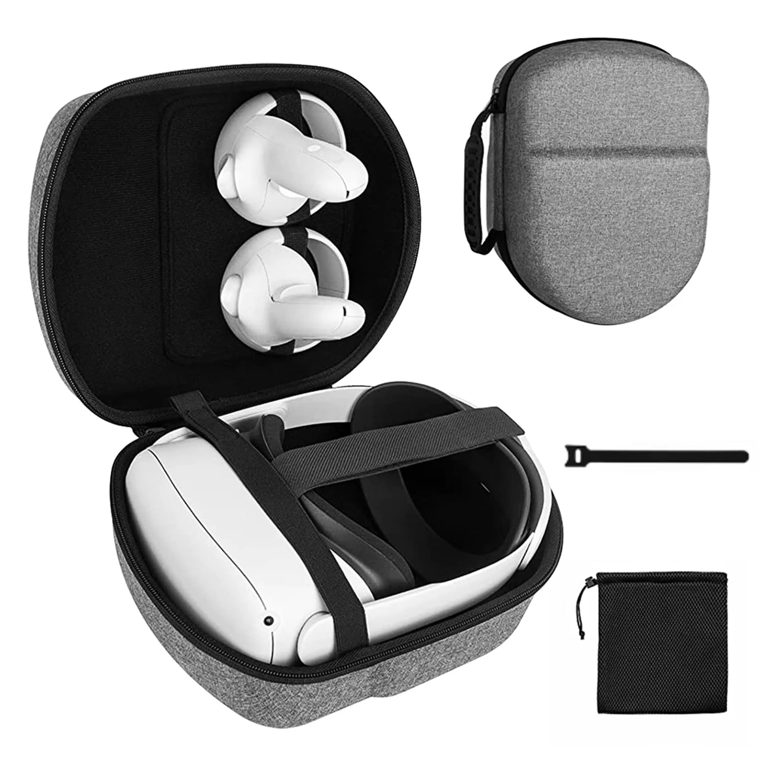Bolsa de armazenamento para óculos quest 3/2 vr, sacola, meta quest3/2 fone de ouvido caixa protetora montagem quest 2/meta quest 3 caso de armazenamento