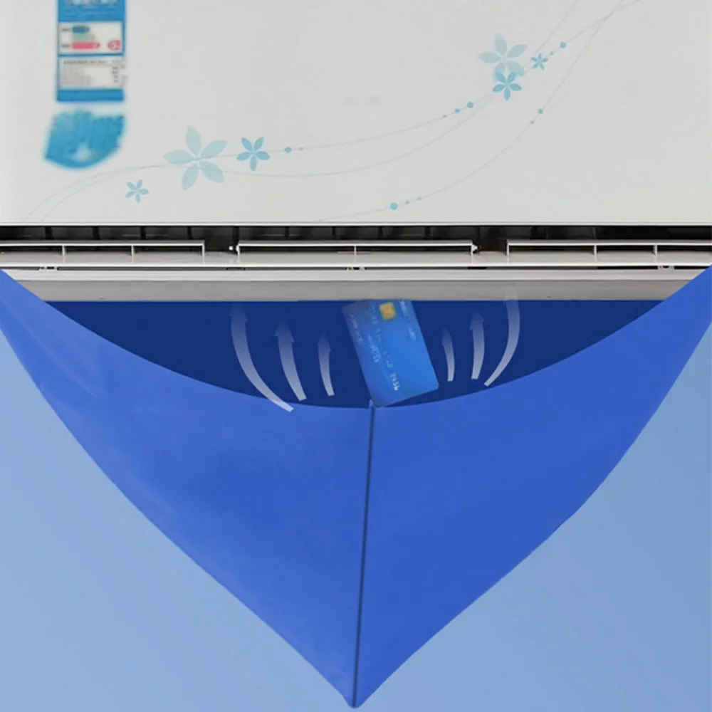 Capa de Limpeza para Ar Condicionado de 100cm em PVC, Espessa, para Casa, 1-1.5P, Ferramentas para Ar Condicionado Split Suspenso com Tubo de Água
