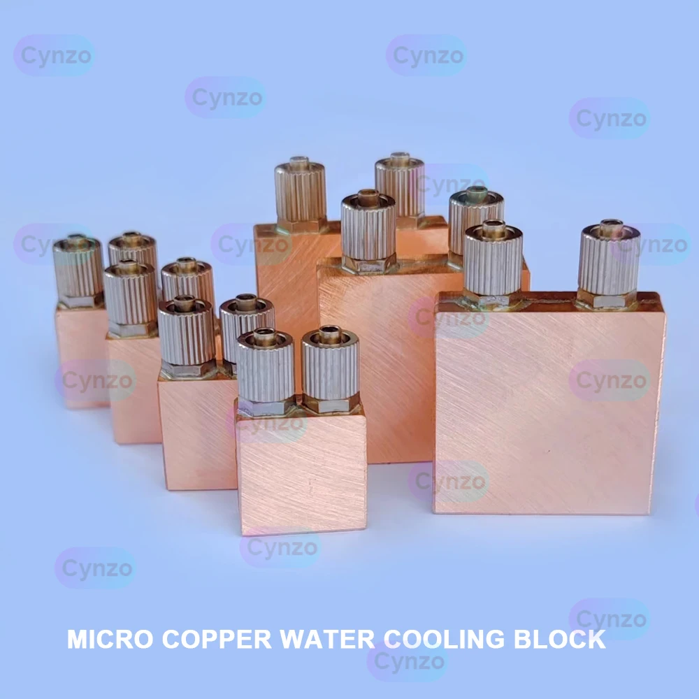 Micro cobre computador notebook lado bloco de resfriamento de água cpu gpu semicondutor refrigeração portátil dissipador de calor refrigerador