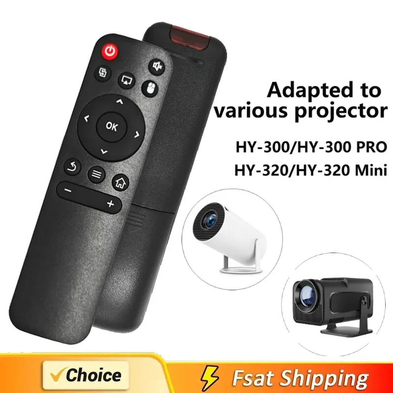 Substituição de controle remoto do projetor IR sem fio para original HY300 HY300PRO HY320 HY320Mini Substituição de controle remoto do projetor IR sem fio para original HY300 HY300PRO HY320 HY320Mini