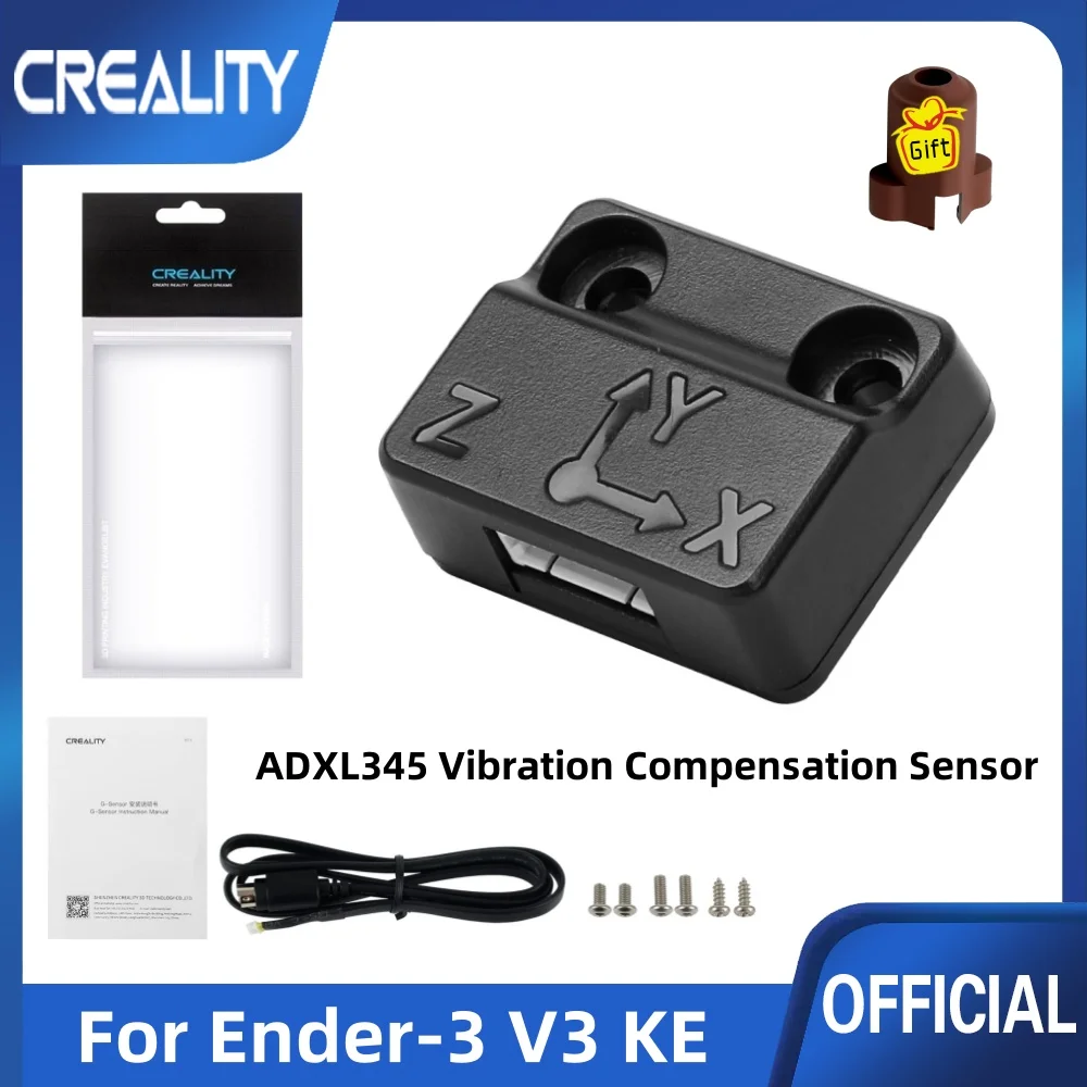 Creality adxl345 sensor de compensação de vibração, controle de detecção preciso, redução de toque para atualização de impressora 3d Ender-3 v3 ke