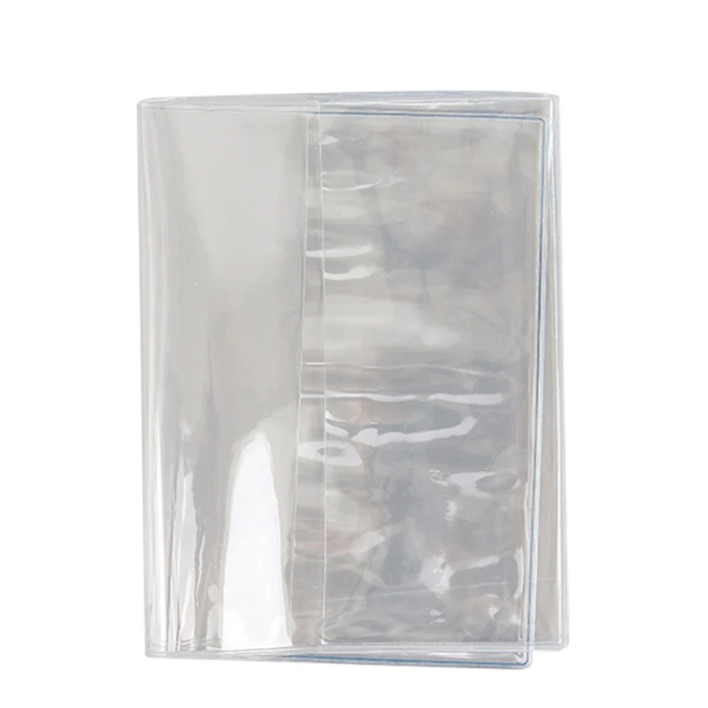 Capa protetora transparente de pvc a6/a5, capa para livro, à prova d'água, adequada para a maioria dos cadernos, planejador, scrapbook