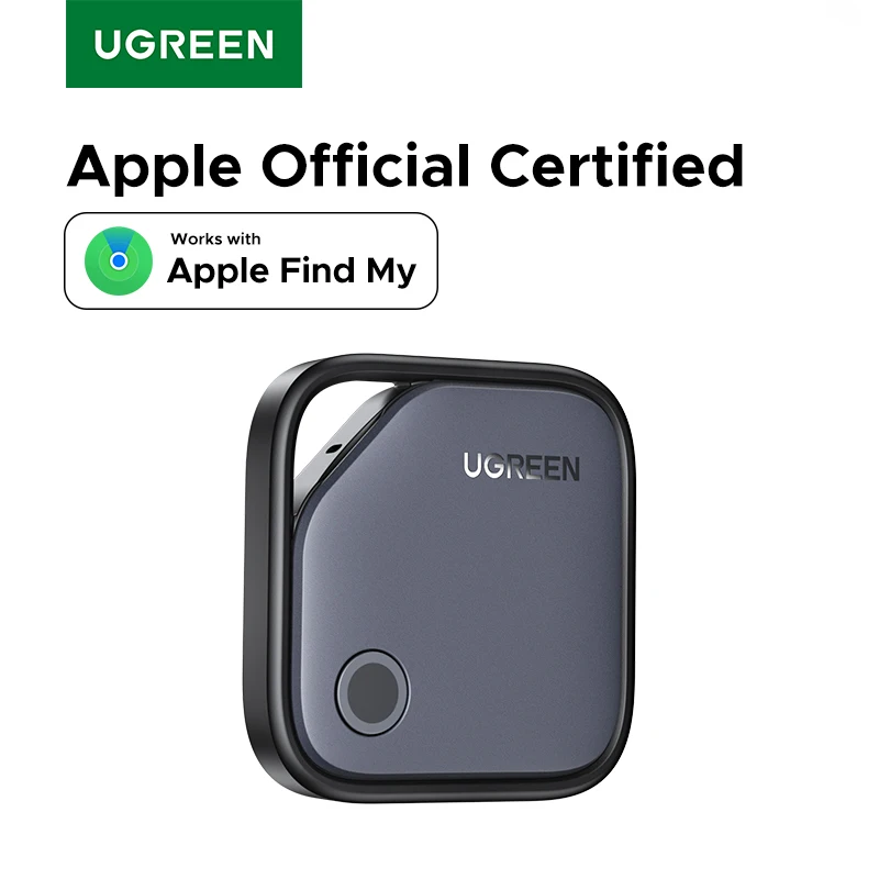 Localizador Bluetooth Inteligente UGREEN, Localizador de Chaves e Itens SmartTag com Bateria de até 2 Anos, Localizador de Telefone Compatível com Apple Find My (apenas iOS) Localizador Bluetooth Inteligente UGREEN, Localizador de Chaves e Itens SmartTag com Bateria de até 2 Anos, Localizador de Telefone Compatível com Apple Find My (apenas iOS)