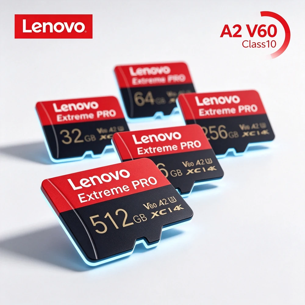 Cartão Micro SD de Alta Velocidade Extreme Pro 128GB U3 V60 512GB 256GB 64GB para Drone DJI e Câmera de Ação GoPro