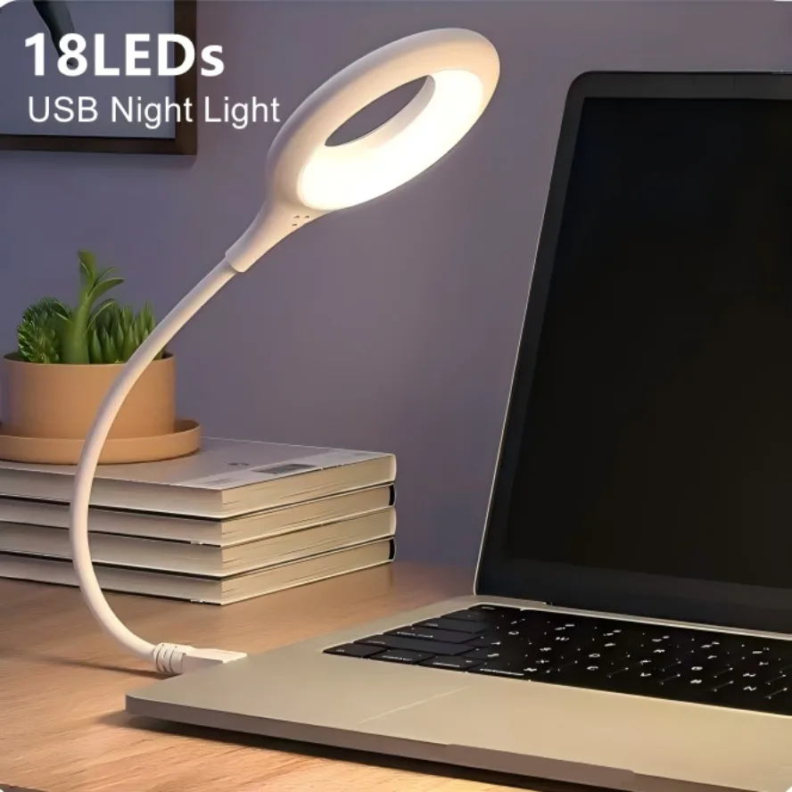 18leds usb plug direto lâmpada portátil notebook computador lâmpada proteção para os olhos estudante estudo leitura disponível luz noturna iluminação