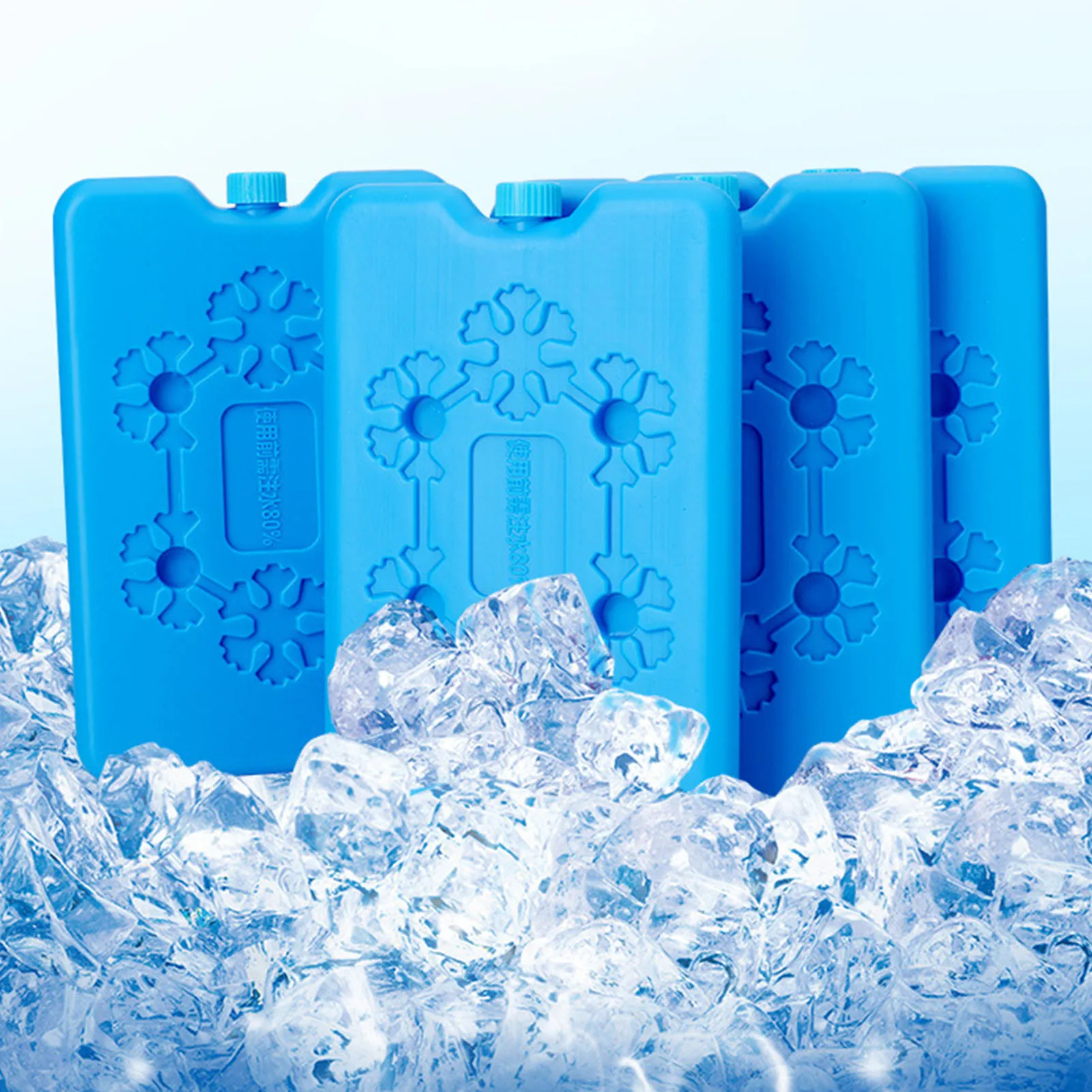 Pacotes de gelo para viagens Blocos de gelo para piquenique Almoço de viagem Saco térmico reutilizável Armazenamento de alimentos frescos Caixa de injeção de água