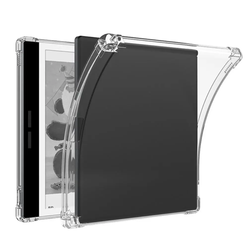 Capa protetora anti-queda para leitor eletrônico, resistente ao desgaste, transparente, tpu, à prova de choque, capa traseira transparente para bigme b751/b751c/Read