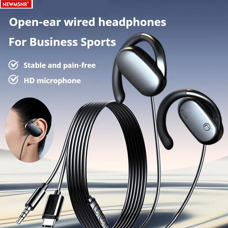Fones de Ouvido com Fio Tipo C e 3.5mm, Som Estéreo, Fones Esportivos, Headsets para Jogos, Fones de Ouvido para Negócios com Microfone HD para Samsung Fones de Ouvido com Fio Tipo C e 3.5mm, Som Estéreo, Fones Esportivos, Headsets para Jogos, Fones de Ouvido para Negócios com Microfone HD para Samsung