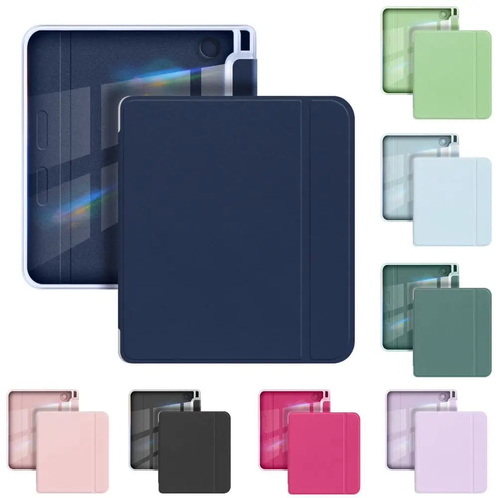 Capa Protetora Magnética com Função Auto Sleep/Wake e Compartimento para Lápis, em Acrílico, para KOBO Libra Color/2 7 polegadas Lançamento 2024 Capa Protetora Magnética com Função Auto Sleep/Wake e Compartimento para Lápis, em Acrílico, para KOBO Libra Color/2 7 polegadas Lançamento 2024