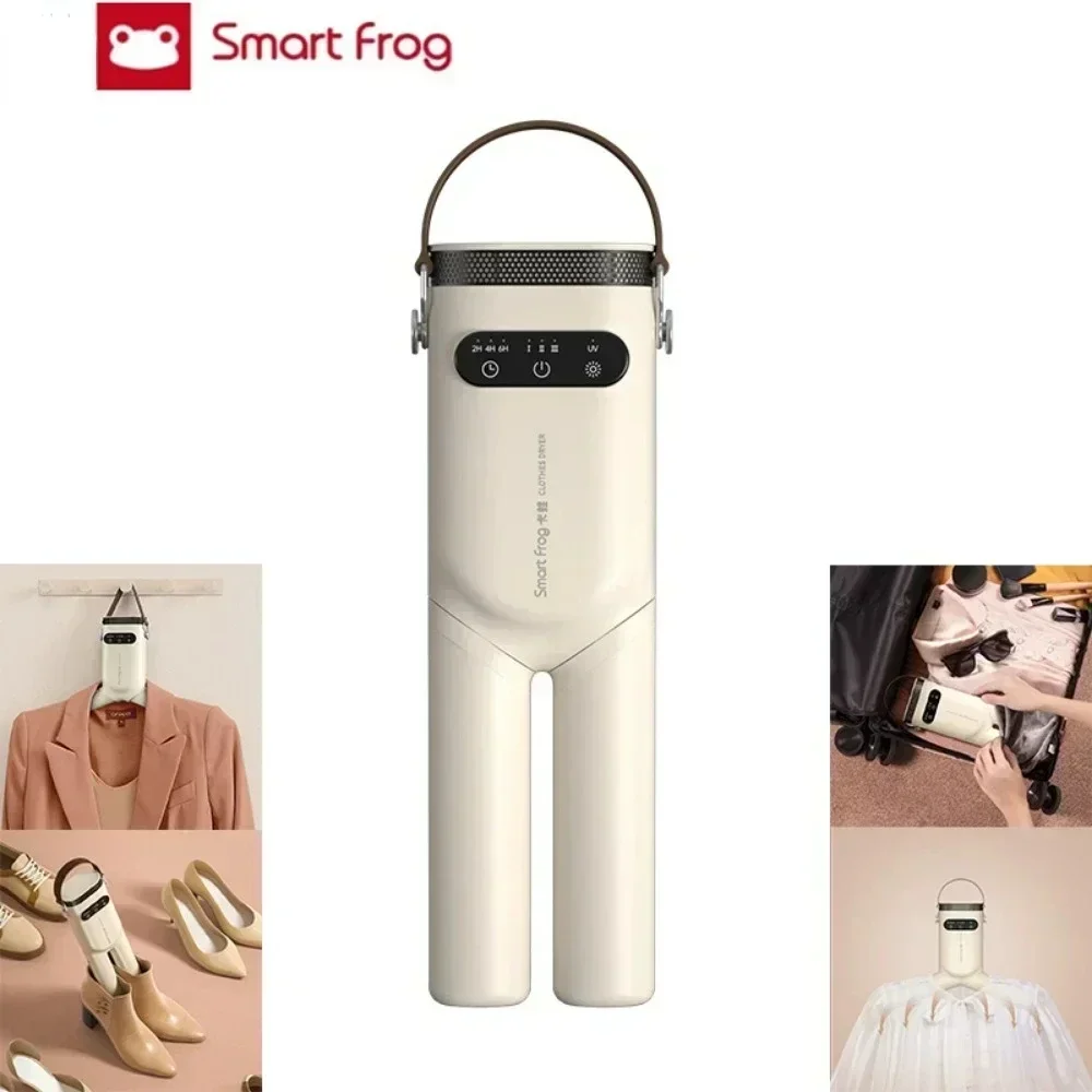 Secador de Roupas Elétrico Portátil Smartfrog Mini, Máquina de Secar Roupas e Calçados, Cabides Dobráveis