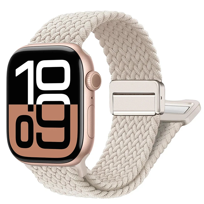 Pulseira trançada para apple watch, pulseira magnética de nylon 44mm 40mm 45mm 46mm 49mm 41mm 38 iwatch série se 7 6 8 9 10 ultra 2 Pulseira trançada para apple watch, pulseira magnética de nylon 44mm 40mm 45mm 46mm 49mm 41mm 38 iwatch série se 7 6 8 9 10 ultra 2