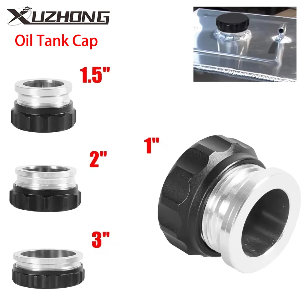 Alumínio Cap Oil Tank Solda, Bung On Filler Pescoço, Combustível Surge Tanque De Água, Radiador Refrigerante Refrigerador, Reservatório Caps, OD 1 "1.5" 2 "3"