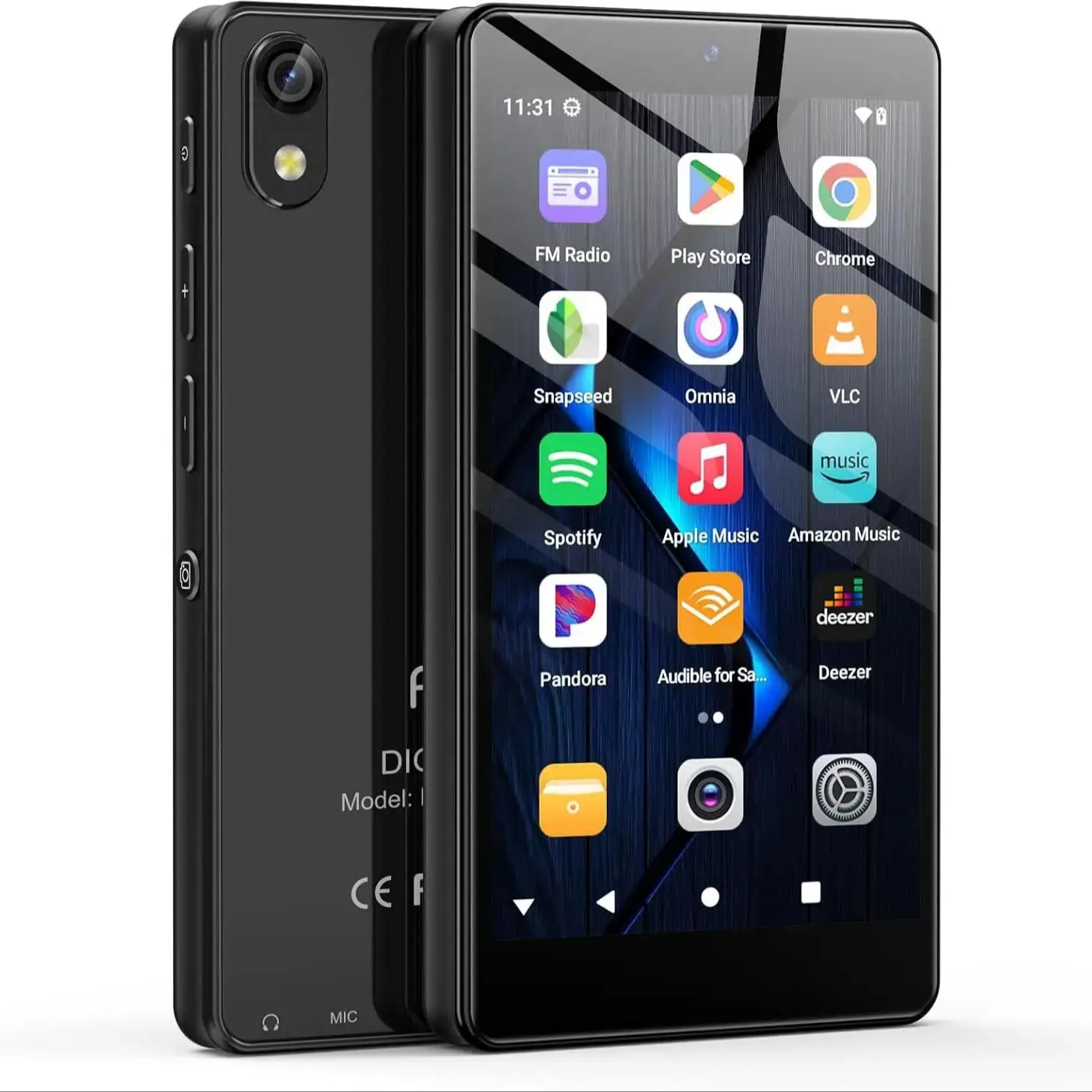 Reprodutor MP3 Android 13 32GB/96GB com Bluetooth 5.0 e Wi-Fi, Spotify, câmera e alto-falantes Reprodutor MP3 Android 13 32GB/96GB com Bluetooth 5.0 e Wi-Fi, Spotify, câmera e alto-falantes