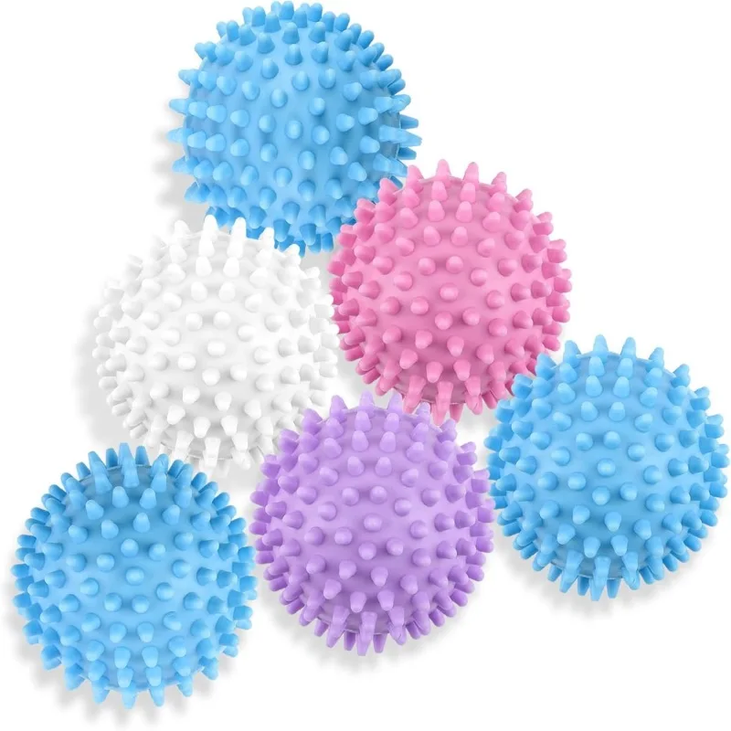 Bolas Reutilizáveis para Máquina de Lavar Roupa, Bolas Mágicas Anti-Emaranhamento, Bolas de Limpeza para Máquina de Lavar e Secar, Suprimentos de Limpeza