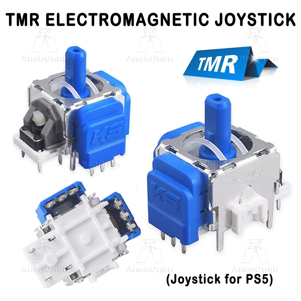 Controlador ps5 tmr joystick eletromagnético gamepad polegar vara kit de substituição de atualização sem deriva acessórios de sensor analógico 3d