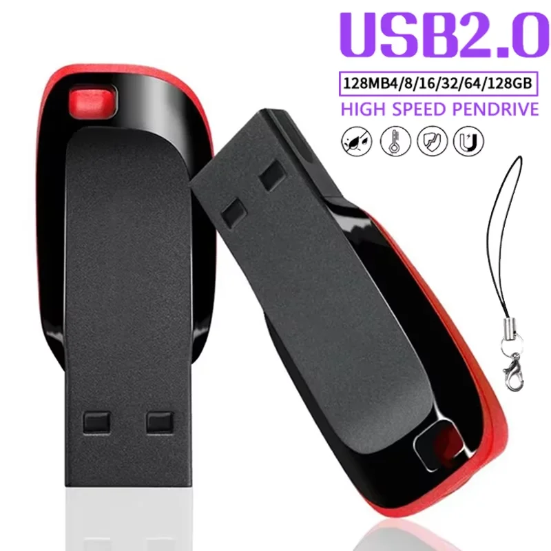 Usb de alta velocidade pendrive 64gb 32gb 16gb 8gb memoria usb memória vara pen drive usb flash drives à prova dwaterproof água u disco 128gb