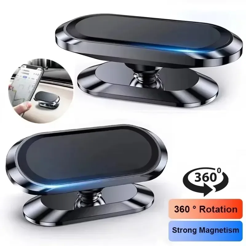 360 ° Suporte Magnético para Celular Automotivo: Suporte Magnético para Smartphone, GPS e Celular Compatível com iPhone 17, 16, XR, Xiaomi Mi, Huawei, Samsung, LG