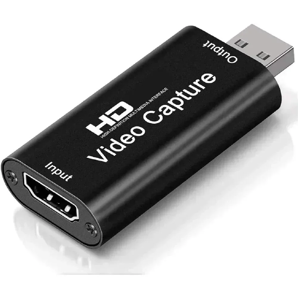Placa de captura de vídeo 4k usb 3.0, usb 2.0, compatível com hdmi, caixa de captura de jogos para ps4, dvd, câmera, pc, gravação de vídeo, transmissão ao vivo
