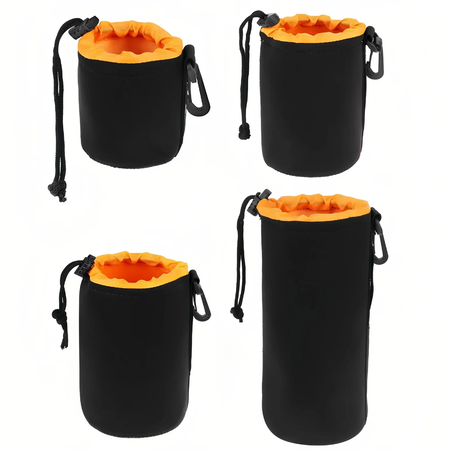 Bolsa de neoprene para lentes de câmera, à prova d'água, macia, para câmeras de vídeo, compatível com Canon, Sony e a maioria das câmeras DSLR.