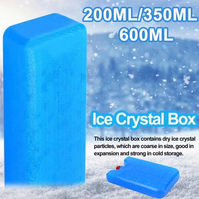 Pacote de Gelo Reutilizável para Freezer, Blocos de Gelo para Refrigerador, Caixa de Cristais de Gelo, Pacote Frio para Freezer, Cooler para Alimentos Frescos para Piquenique, Caixa de Injeção de Água