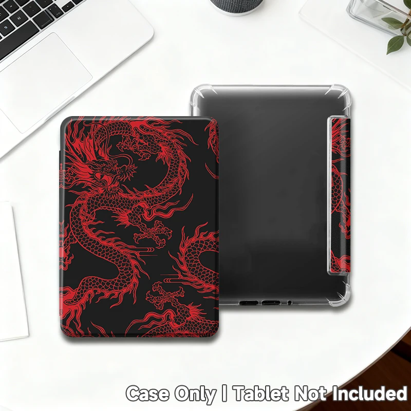 Capa universal kindle, para novo kindle 10/11/12th, kindle paperwhite5, sono/wake, à prova de choque, ideal para leitores eletrônicos, proteção total