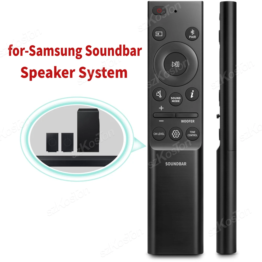 Barra de som remota para samsung soundbar sistema alto-falante substituição som surround controle remoto para samsung áudio home theater Barra de som remota para samsung soundbar sistema alto-falante substituição som surround controle remoto para samsung áudio home theater