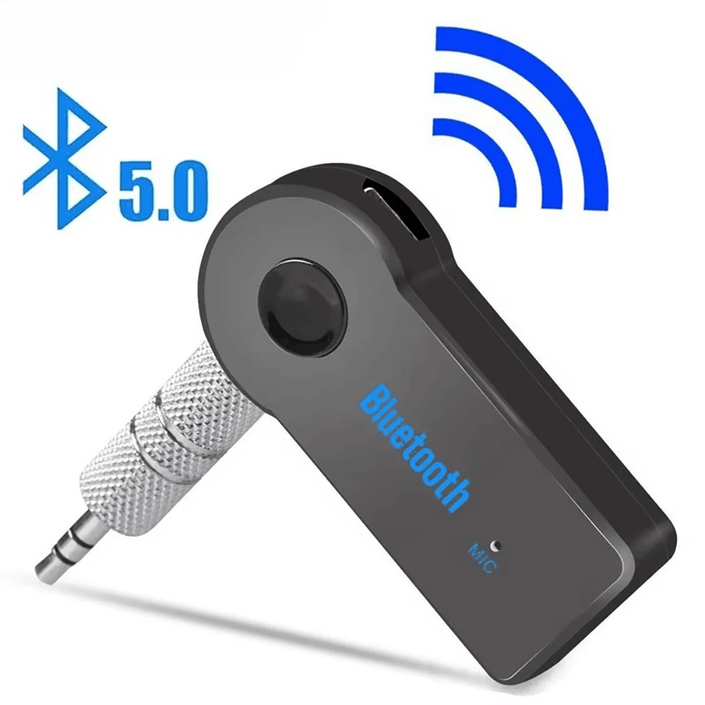 Adaptador Transceptor Bluetooth Sem Fio 3.5mm para Carro, Receptor Bluetooth 5.0 para Kit Veicular, Áudio Musical Auxiliar A2DP, Receptor de Fone de Ouvido Adaptador Transceptor Bluetooth Sem Fio 3.5mm para Carro, Receptor Bluetooth 5.0 para Kit Veicular, Áudio Musical Auxiliar A2DP, Receptor de Fone de Ouvido