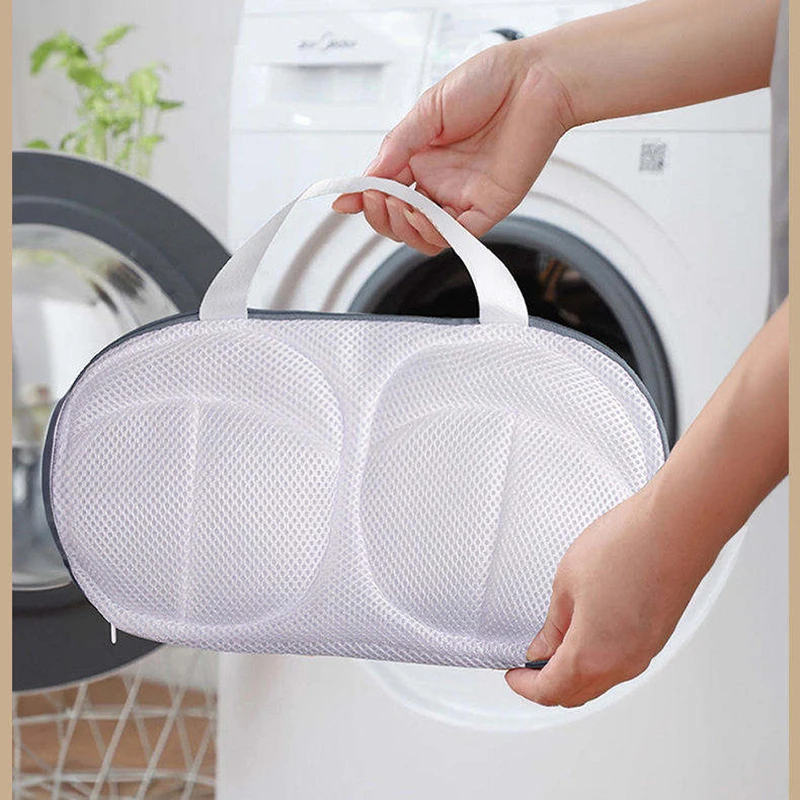 1pc sutiã saco de lavanderia roupa interior pacote de lavagem sutiã limpo bolsa anti deformação malha bolso especial para máquina de lavar