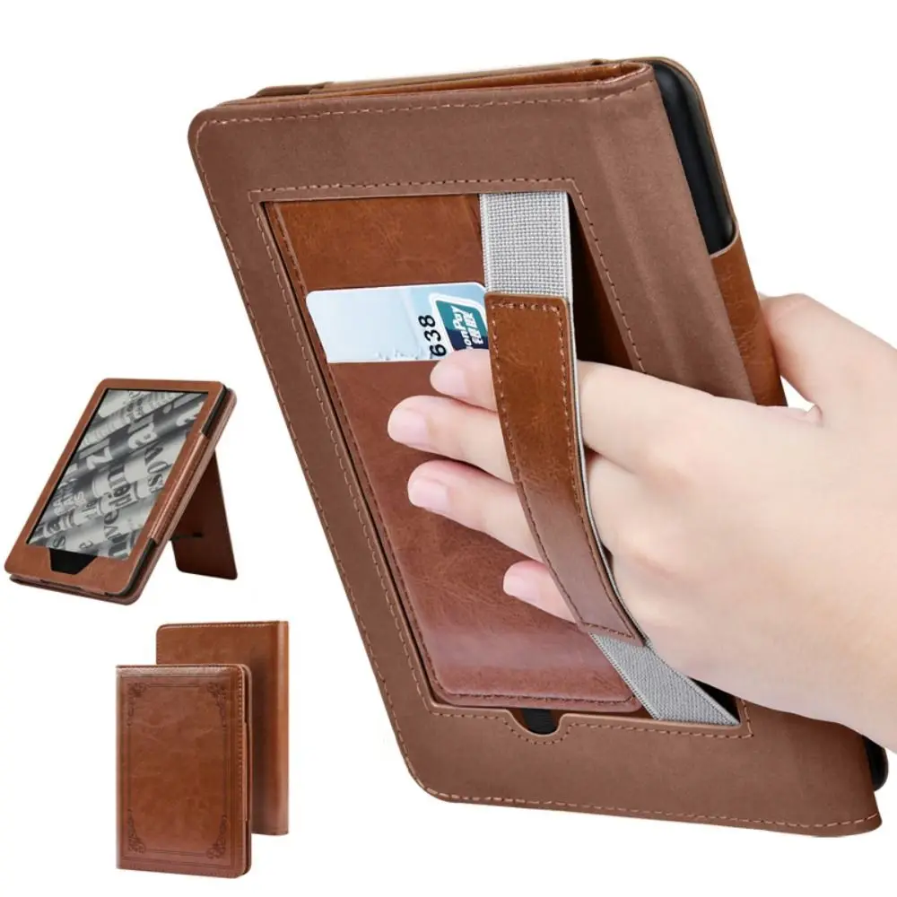 Capa com Suporte de 6/6.8/7 polegadas com Função Auto Wake/Sleep Magnética para e-Reader, Cor Marrom, para Kindle Paperwhite 2024 2021 2022 11ª/12ª Geração Colorsoft Capa com Suporte de 6/6.8/7 polegadas com Função Auto Wake/Sleep Magnética para e-Reader, Cor Marrom, para Kindle Paperwhite 2024 2021 2022 11ª/12ª Geração Colorsoft