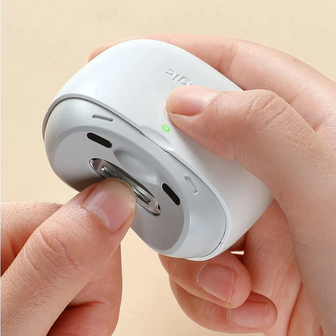 Cortador de unhas elétrico automático com sensor infravermelho, proteção contra toque, cabeça de corte atualizada com luz LED.