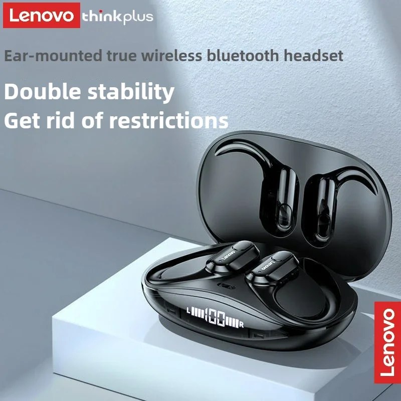 Lenovo xt80 fones de ouvido sem fio bluetooth 5.4 verdadeiro com microfone controle botão redução ruído ganchos à prova dwaterproof água Lenovo xt80 fones de ouvido sem fio bluetooth 5.4 verdadeiro com microfone controle botão redução ruído ganchos à prova dwaterproof água